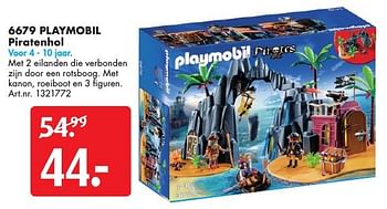 Aanbiedingen Playmobil piratenhol - Playmobil - Geldig van 19/11/2016 tot 04/12/2016 bij Bart Smit