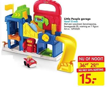 Aanbiedingen Little people garage - Little People - Geldig van 19/11/2016 tot 04/12/2016 bij Bart Smit