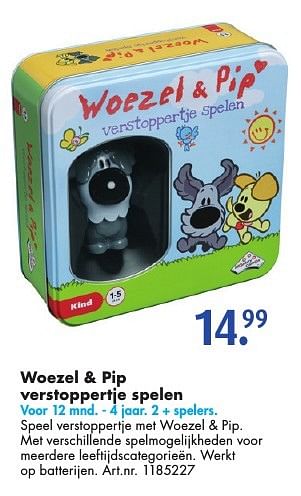 Aanbiedingen Woezel + pip verstoppertje spelen - Woezel en Pip - Geldig van 19/11/2016 tot 04/12/2016 bij Bart Smit