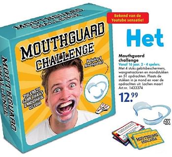 Aanbiedingen Mouthguard challenge - Identity Games - Geldig van 19/11/2016 tot 04/12/2016 bij Bart Smit