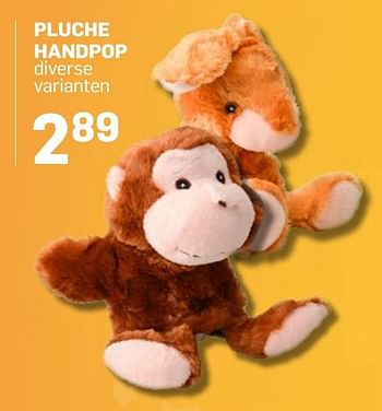 Aanbiedingen Pluche handpop - Huismerk - Action - Geldig van 04/11/2016 tot 05/12/2016 bij Action