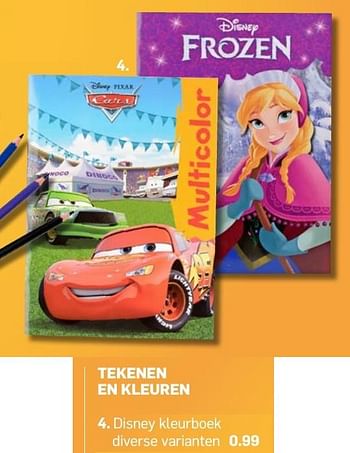 Aanbiedingen Tekenen en kleuren disney kleurboek - Disney - Geldig van 04/11/2016 tot 05/12/2016 bij Action