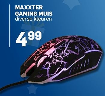 Aanbiedingen Maxxter gaming muis - Maxxter - Geldig van 04/11/2016 tot 05/12/2016 bij Action