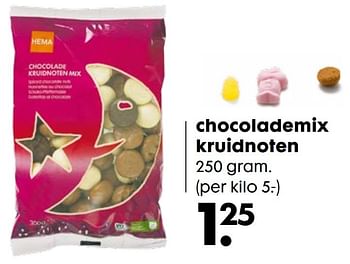 Aanbiedingen Chocolademix kruidnoten - Huismerk - Hema - Geldig van 06/11/2016 tot 05/12/2016 bij Hema