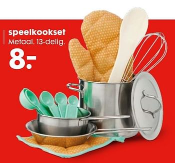 Aanbiedingen Speelkookset - Huismerk - Hema - Geldig van 06/11/2016 tot 05/12/2016 bij Hema