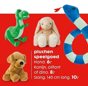 Aanbiedingen Pluchen speelgoed - Huismerk - Hema - Geldig van 06/11/2016 tot 05/12/2016 bij Hema