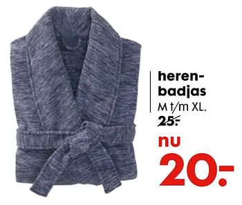 Aanbiedingen Heren­ badjas - Huismerk - Hema - Geldig van 06/11/2016 tot 05/12/2016 bij Hema