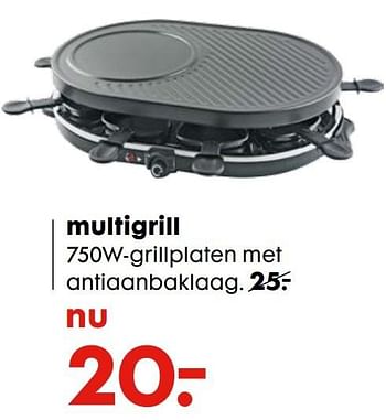 Aanbiedingen Multigrill - Huismerk - Hema - Geldig van 06/11/2016 tot 05/12/2016 bij Hema