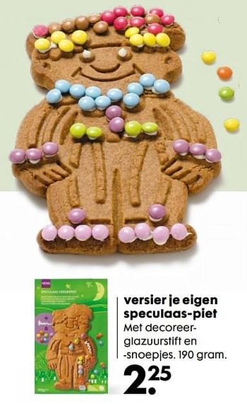 Aanbiedingen Versier je eigen speculaas­piet - Huismerk - Hema - Geldig van 06/11/2016 tot 05/12/2016 bij Hema