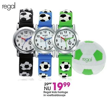 Aanbiedingen Regal kids horloge - Regal - Geldig van 13/11/2016 tot 05/12/2016 bij Lucardi