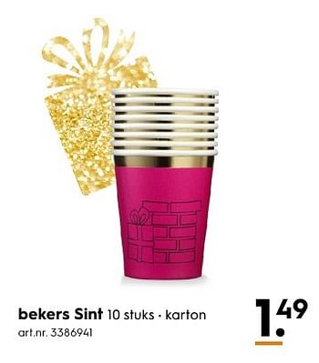 Aanbiedingen Bekers sint - Huismerk - Blokker - Geldig van 13/11/2016 tot 05/12/2016 bij Blokker