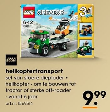 Aanbiedingen Helikoptertransport - Lego - Geldig van 13/11/2016 tot 05/12/2016 bij Blokker
