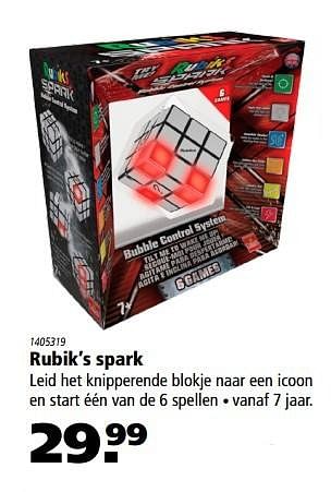 Aanbiedingen Rubik`s spark - Goliath - Geldig van 20/11/2016 tot 05/12/2016 bij Marskramer