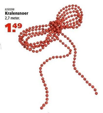 Aanbiedingen Kralensnoer - Huismerk - Marskramer - Geldig van 20/11/2016 tot 05/12/2016 bij Marskramer