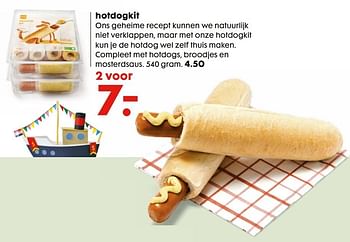 Aanbiedingen Hotdogkit - Huismerk - Hema - Geldig van 20/11/2016 tot 05/12/2016 bij Hema