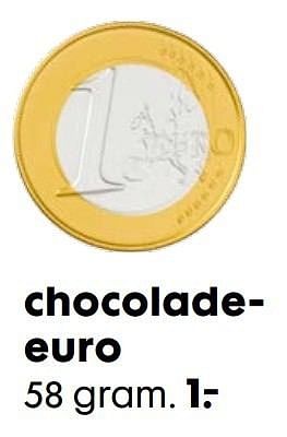 Aanbiedingen Chocoladeeuro - Huismerk - Hema - Geldig van 20/11/2016 tot 05/12/2016 bij Hema