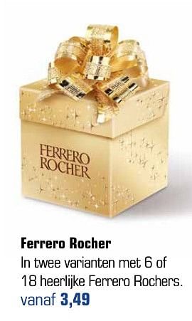 Aanbiedingen Ferrero rocher - Ferrero - Geldig van 14/11/2016 tot 06/12/2016 bij Primera