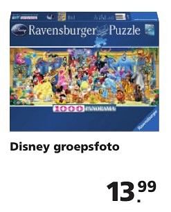 Aanbiedingen Disney groepsfoto - Ravensburger - Geldig van 14/11/2016 tot 06/12/2016 bij Intertoys