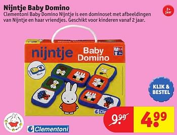 Aanbiedingen Nijntje baby domino - Nijntje - Geldig van 24/10/2016 tot 19/12/2016 bij Kruidvat