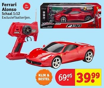 Aanbiedingen Ferrari alonso - Ferrari - Geldig van 24/10/2016 tot 19/12/2016 bij Kruidvat