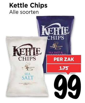 Aanbiedingen Kettle chips - Kettle - Geldig van 27/11/2016 tot 03/12/2016 bij Vomar