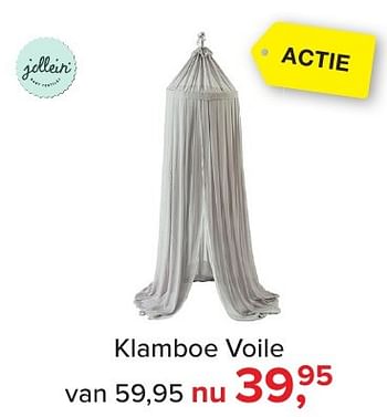 Aanbiedingen Klamboe voile - Jollein - Geldig van 04/11/2016 tot 11/12/2016 bij Baby-Dump