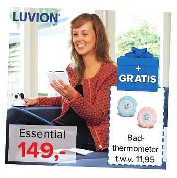 Aanbiedingen Essential - Luvion - Geldig van 04/11/2016 tot 11/12/2016 bij Baby-Dump