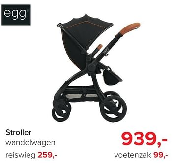 Aanbiedingen Stroller wandelwagen - Egg - Geldig van 04/11/2016 tot 11/12/2016 bij Baby-Dump
