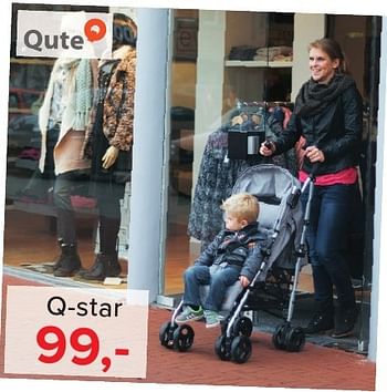 Aanbiedingen Q-star - Qute  - Geldig van 04/11/2016 tot 11/12/2016 bij Baby-Dump