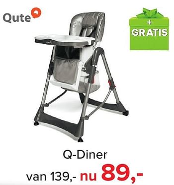 Aanbiedingen Q-diner - Qute  - Geldig van 04/11/2016 tot 11/12/2016 bij Baby-Dump