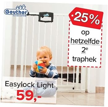 Aanbiedingen Easylock light - Geuther - Geldig van 04/11/2016 tot 11/12/2016 bij Baby-Dump