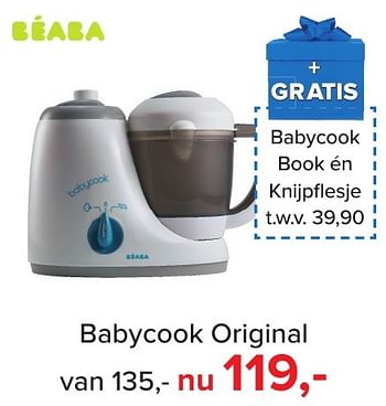 Aanbiedingen Babycook original - Beaba - Geldig van 04/11/2016 tot 11/12/2016 bij Baby-Dump
