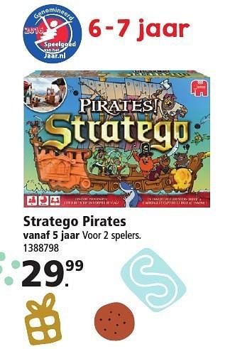 Aanbiedingen Stratego pirates - Jumbo - Geldig van 19/11/2016 tot 12/12/2016 bij Intertoys