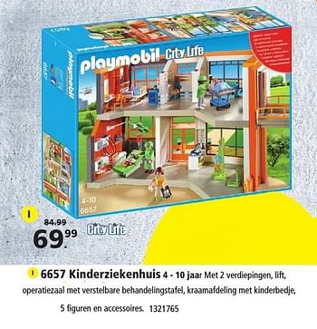Aanbiedingen Kinderziekenhuis - Playmobil - Geldig van 19/11/2016 tot 12/12/2016 bij Intertoys
