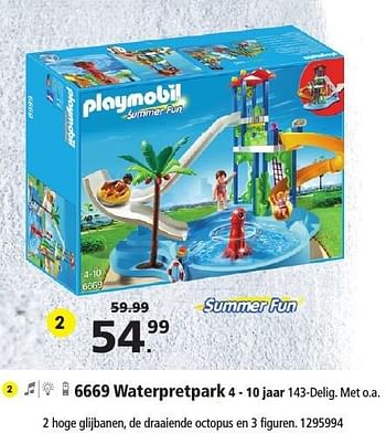 Aanbiedingen Waterpretpark - Playmobil - Geldig van 19/11/2016 tot 12/12/2016 bij Intertoys