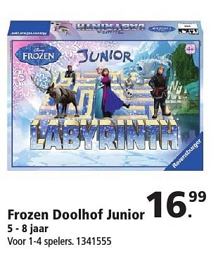 Aanbiedingen Frozen doolhof junior - Ravensburger - Geldig van 19/11/2016 tot 12/12/2016 bij Intertoys