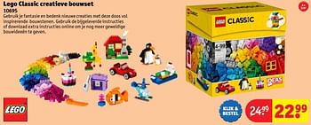 Aanbiedingen Lego classic creatieve bouwset - Lego - Geldig van 24/10/2016 tot 19/12/2016 bij Kruidvat