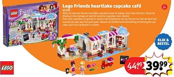 Aanbiedingen Lego friends heartlake cupcake café - Lego - Geldig van 24/10/2016 tot 19/12/2016 bij Kruidvat