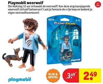 Aanbiedingen Playmobil weerwolf - Playmobil - Geldig van 24/10/2016 tot 19/12/2016 bij Kruidvat