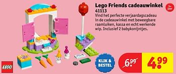 Aanbiedingen Lego friends cadeauwinkel - Lego - Geldig van 24/10/2016 tot 19/12/2016 bij Kruidvat