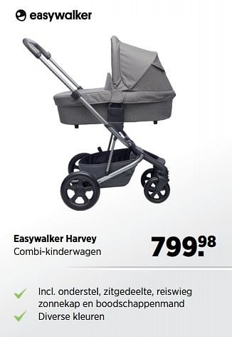 Aanbiedingen Easywalker harvey combi-kinderwagen - Easywalker - Geldig van 22/11/2016 tot 19/12/2016 bij Babypark