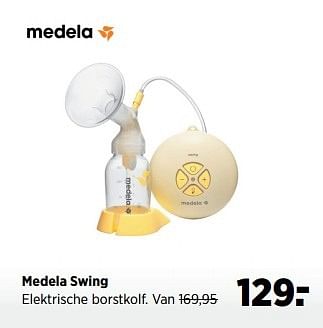 Aanbiedingen Medela swing elektrische borstkolf - Medela - Geldig van 22/11/2016 tot 19/12/2016 bij Babypark