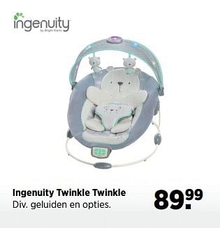 Aanbiedingen Ingenuity twinkle twinkle - Ingenuity - Geldig van 22/11/2016 tot 19/12/2016 bij Babypark
