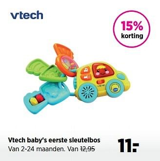 Aanbiedingen Vtech baby`s eerste sleutelbos - Vtech - Geldig van 22/11/2016 tot 19/12/2016 bij Babypark