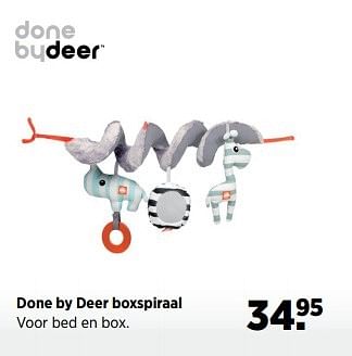 Aanbiedingen Done by deer boxspiraal voor bed en box - Done by Deer - Geldig van 22/11/2016 tot 19/12/2016 bij Babypark
