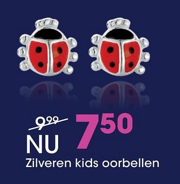 Aanbiedingen Zilveren kids oorbellen - Huismerk - Lucardi - Geldig van 21/11/2016 tot 31/12/2016 bij Lucardi