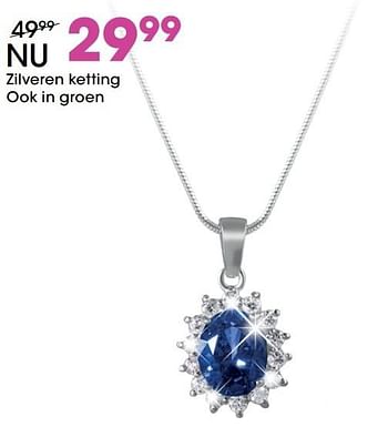 Aanbiedingen Zilveren ketting - Huismerk - Lucardi - Geldig van 21/11/2016 tot 31/12/2016 bij Lucardi