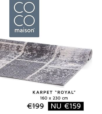 Aanbiedingen Karpet royal - Huismerk - Xooon - Geldig van 25/11/2016 tot 01/12/2016 bij Xooon