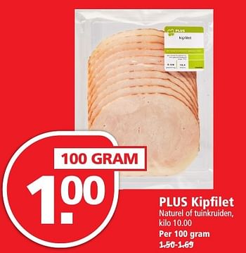 Aanbiedingen Plus kipfilet - Huismerk - Plus - Geldig van 27/11/2016 tot 03/12/2016 bij Plus