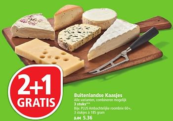 Aanbiedingen Plus ambachtelijke roombrie 60+ - Huismerk - Plus - Geldig van 27/11/2016 tot 03/12/2016 bij Plus